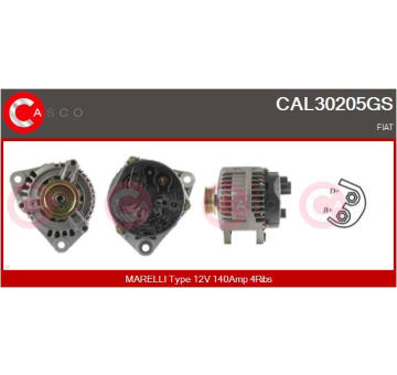Alternátor CASCO CAL35297AS