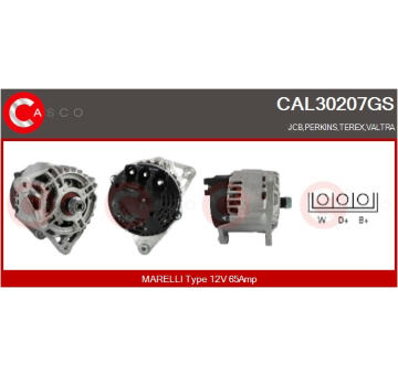 Motor stěračů CASCO CWM30318GS