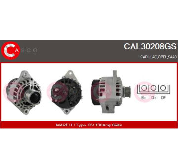 Alternátor CASCO CAL35309AS