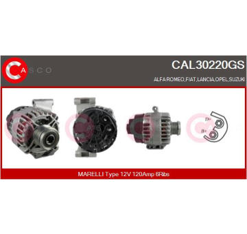 generátor CASCO CAL20102AS