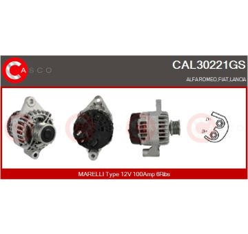 generátor CASCO CAL20103AS