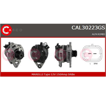 Alternátor CASCO CAL15049AS