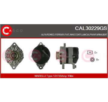 Motor stěračů CASCO CWM15175AS