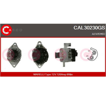 Motor stěračů CASCO CWM10317AS