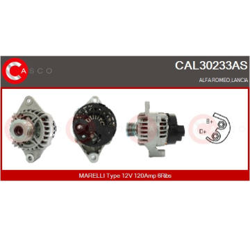 Motor stěračů CASCO CWM15656AS