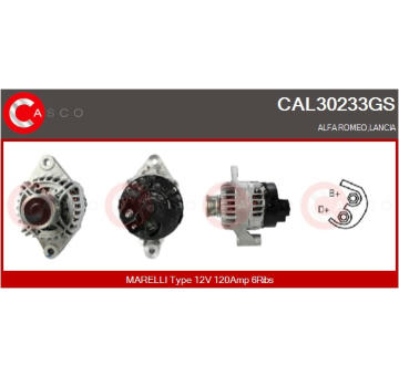 Tyčoví stěračů CASCO CWT12104GS