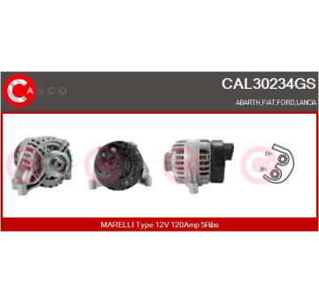 generátor CASCO CAL20121AS