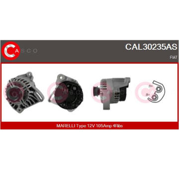 Tyčoví stěračů CASCO CWT10121AS