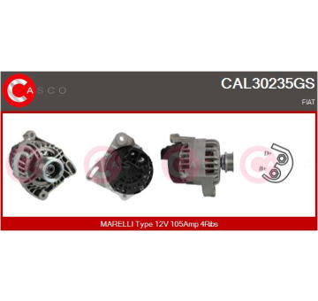 Tyčoví stěračů CASCO CWT10106AS