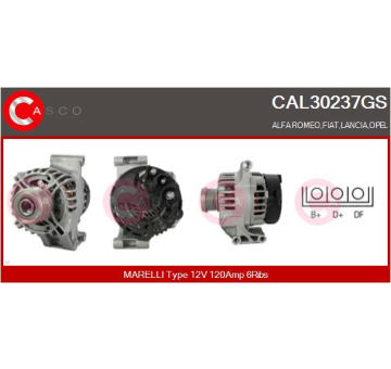 Motor stěračů CASCO CWM10307AS