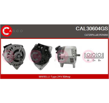 Spínač, zvedací zařízení oken CASCO CWR70002AS