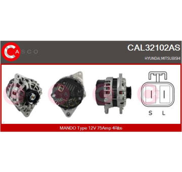 Spínač, zvedací zařízení oken CASCO CWR72027AS