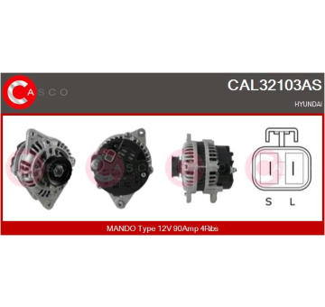 Alternátor CASCO CAL15101AS