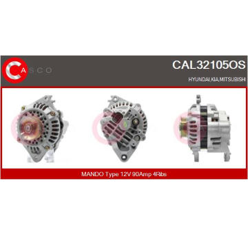 Alternátor CASCO CAL35381AS