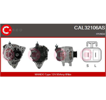 Alternátor CASCO CAL15105AS