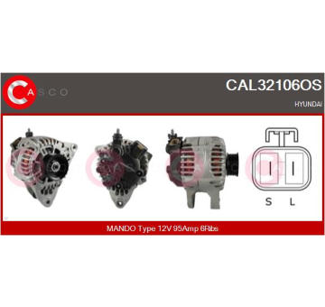 Spínač, zvedací zařízení oken CASCO CWR70010AS