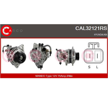 Alternátor CASCO CAL15130AS