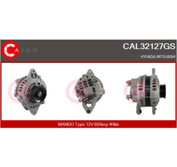 Alternátor CASCO CAL15137AS