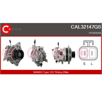 Alternátor CASCO CAL15160AS