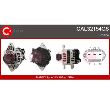 generátor CASCO CAL10234AS