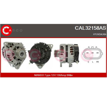generátor CASCO CAL10331AS