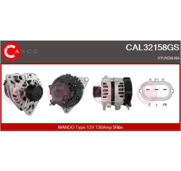Alternátor CASCO CAL15170AS