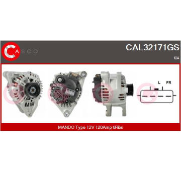 generátor CASCO CAL10308AS
