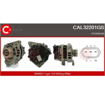 Zámek dveří CASCO CDL74051GS