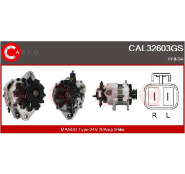 generátor CASCO CAL21104AS