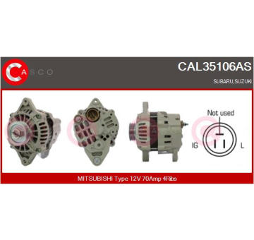 generátor CASCO CAL10379AS