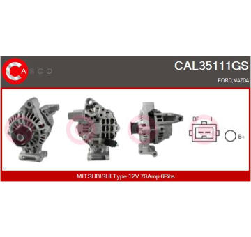 Motor stěračů CASCO CWM15629AS