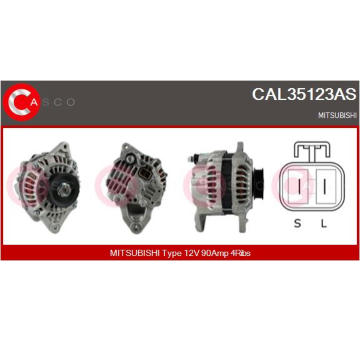 Alternátor CASCO CAL15250AS