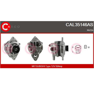 Alternátor CASCO CAL15267AS