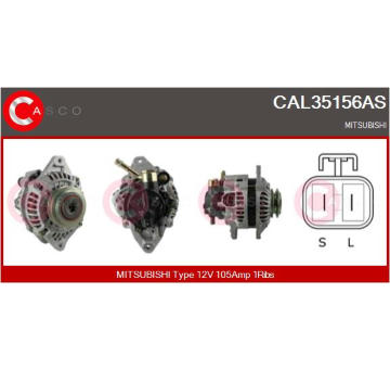 generátor CASCO CAL10424GS