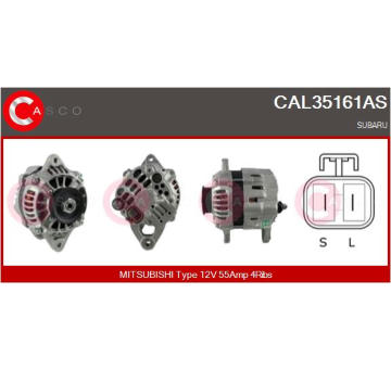 generátor CASCO CAL10430AS