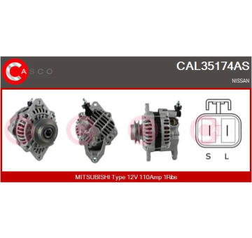 generátor CASCO CAL10443AS