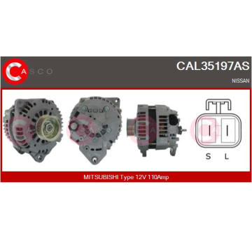 generátor CASCO CAL10468AS