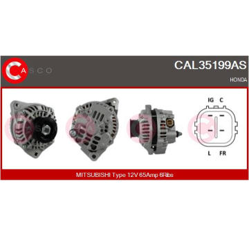 Alternátor CASCO CAL40108AS