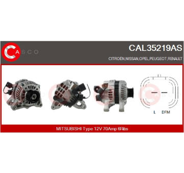 Pastorok żtartéra CASCO CDR10106AS