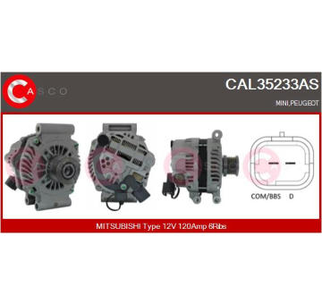 Pastorek, startér CASCO CDR10127AS