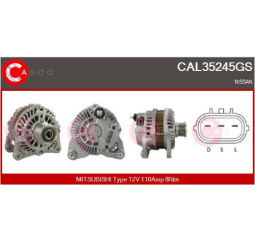 Pastorok żtartéra CASCO CDR10149AS
