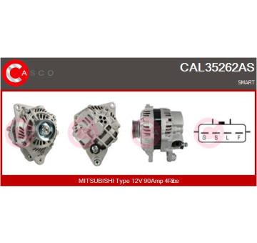 Alternátor CASCO CAL15398AS