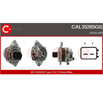 generátor CASCO CAL25101AS