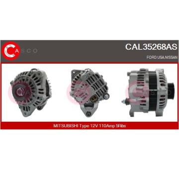 Alternátor CASCO CAL40206AS