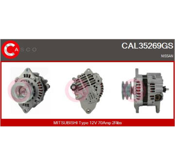 Alternátor CASCO CAL40207AS