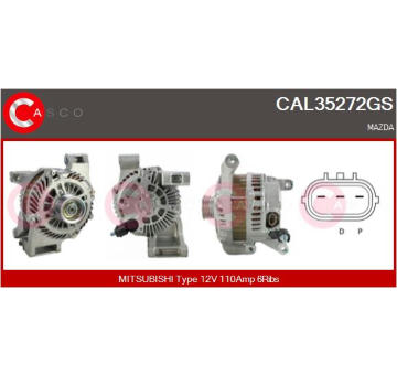 Alternátor CASCO CAL40210AS