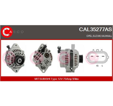 generátor CASCO CAL35277AS