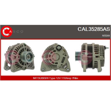 Alternátor CASCO CAL40226AS