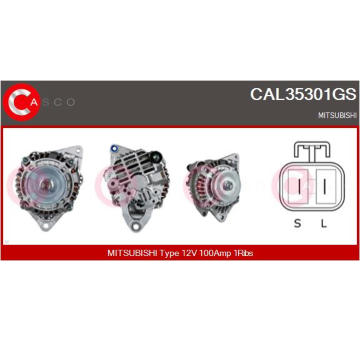 Alternátor CASCO CAL40246AS