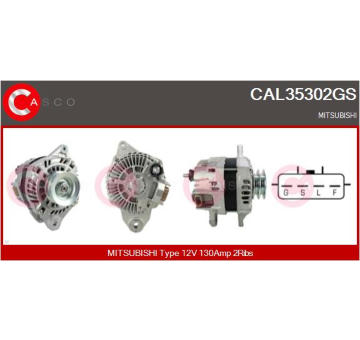 generátor CASCO CAL30106AS
